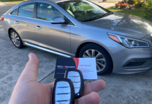 Car with new key fob